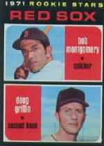 1971 Topps Baseball Cards      176     Bob Montgomery RC/Doug Griffin RC